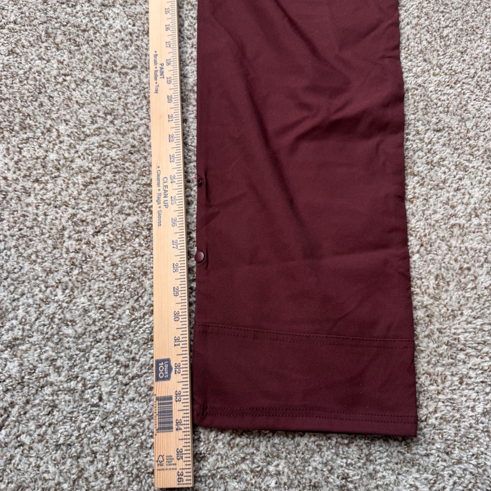 PrAna 42x34 Stretch Zion Slim Fit Tapered Leg Cargo Pants Cacao Red Performance - Picture 4 of 5